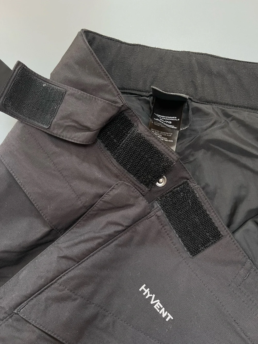 The North Face Men's HyVent Snow Pants Size XL Black Nylon Adjustable Gorpcore